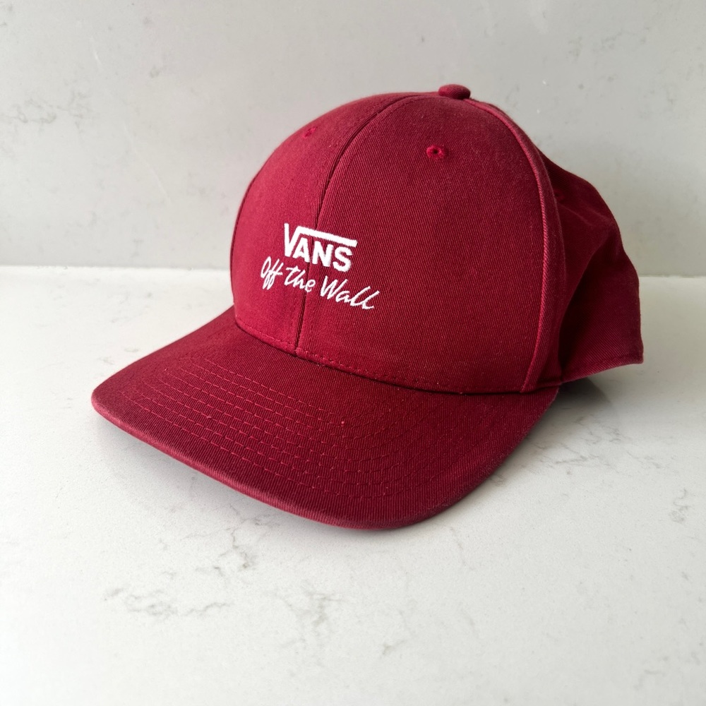 Vans OTW Scripted Snapback Hat Cap - Adjustable OS - Red